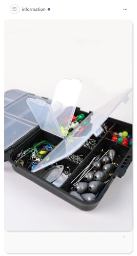 Kit de Pesca 246 Piezas con Caja Organizadora miniatura 7