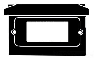 Mulberry 30451W Self-Closing Electric Box Cover, Aluminum