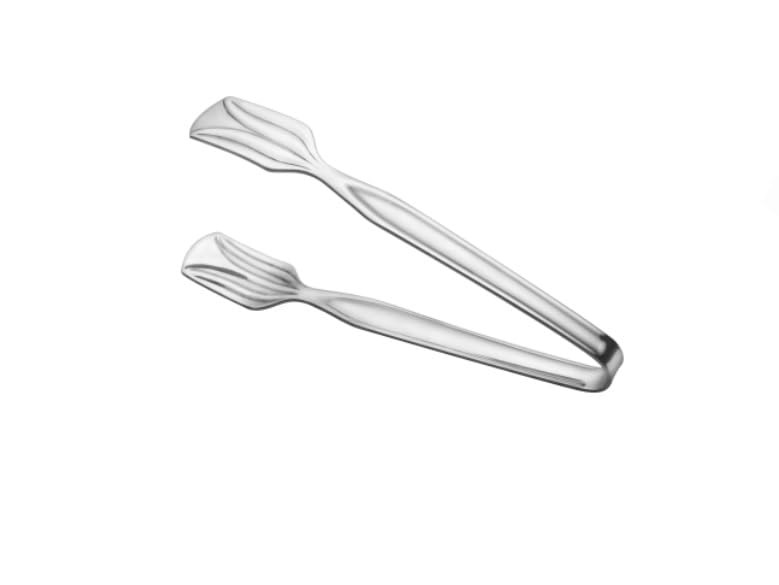 GAFFEL Stainless Steel Mini Sugar Tong 12cm| Ice Tong| Sugar Cube Picker/Candy Serving Tongs for Coffee Tea Sugar Ice Cube Appetizer Kitchen Serving 12cm, Silver (1)