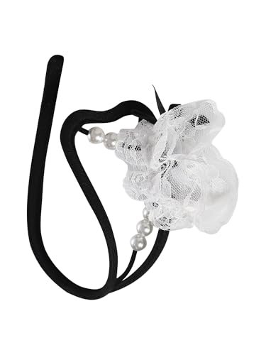 Riismen Bragas De Lencería para Hombre Tanga Sin Espalda Calzoncillos Protector Masculino Ropa Interior Sissy Blanco Talla única