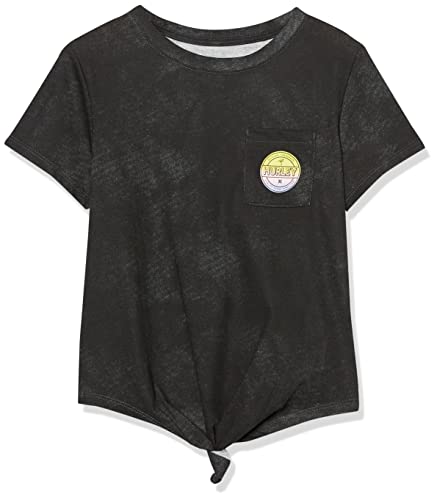 Image of Hurley Girls' Front Tie Graphic T-Shirt