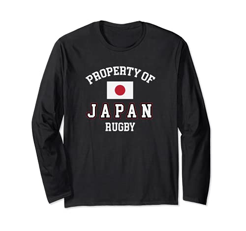 物件日本ラグビー日本代表旗選手ファンサポーター 長袖Tシャツ