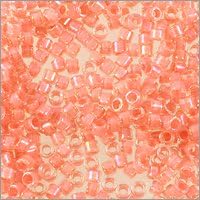 Miyuki Delica Seed Bead 11/0 Color Lined Salmon (3 Gram Tube)