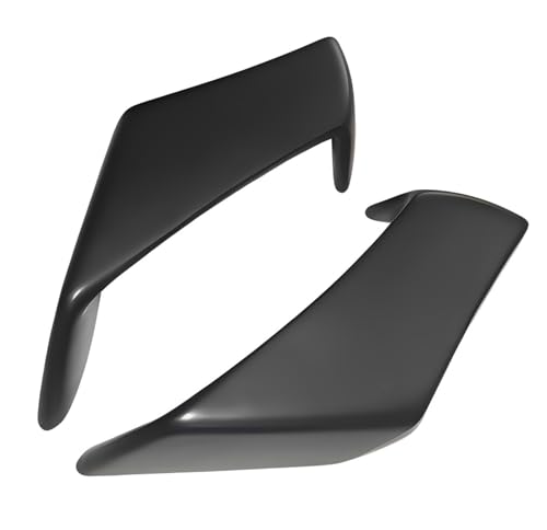 Aileron latéral de moto pour Aprilia RSV4 2009-2020 | Spoiler fixe noir midnight