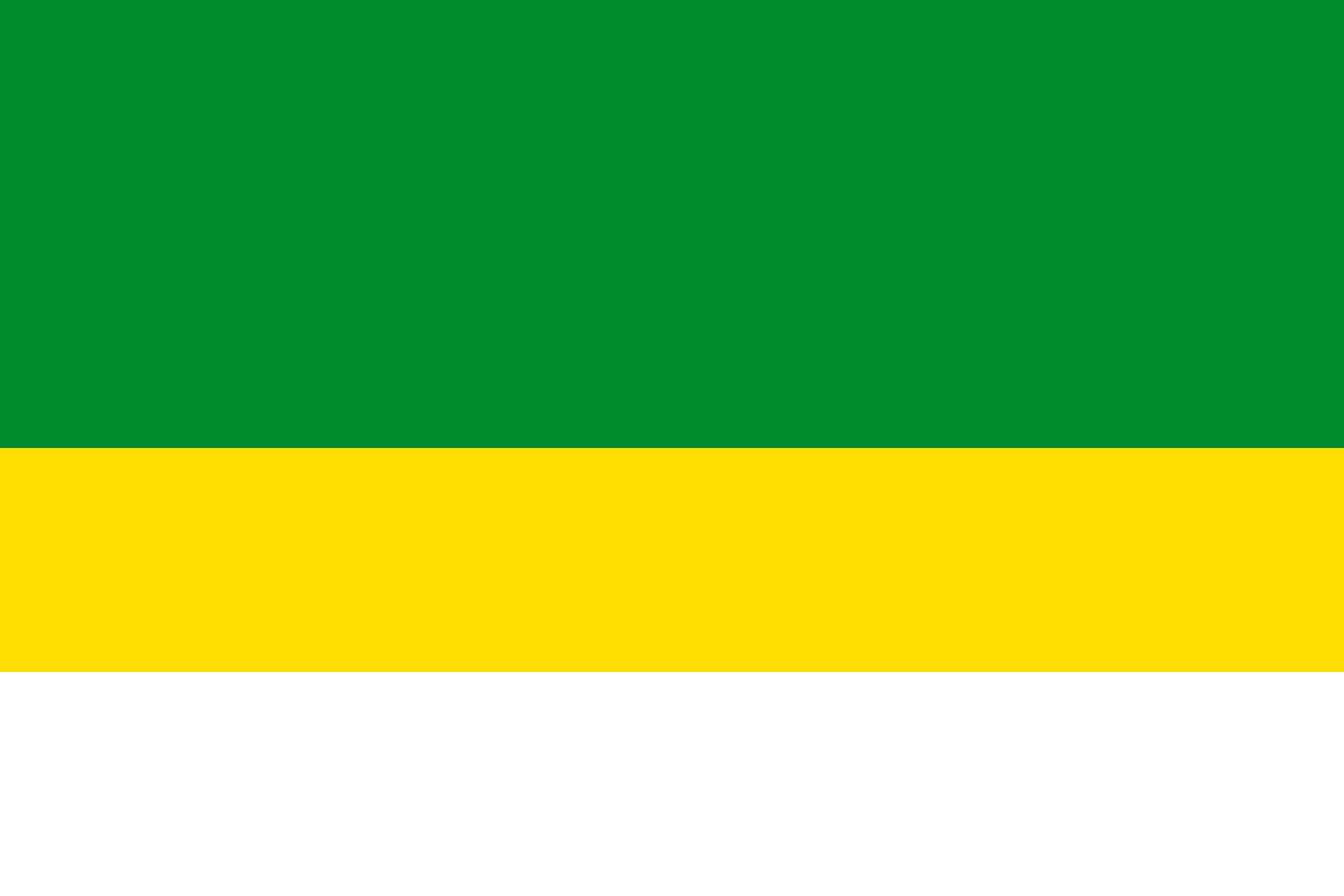 Drapeau Madrid Cundinamarca XL pavillon grand format municipalité Colombie Cundinamarca