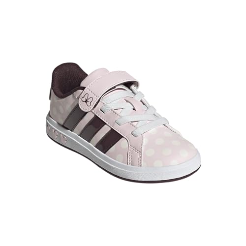 adidas Unisex-Child Disney Grand Court Elastic Lace & Strap Sneaker2