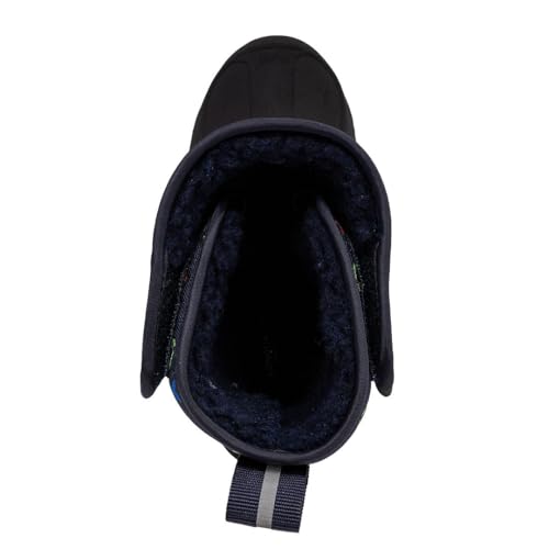 LONDON FOG Dex Boys and Girls Snow Boots - Insulated Waterproof Winter Kids Snow Boots - Size Toddler, Little Kid and Big Kid, Black, Navy and Pink Winter Boots for Boys and Girls4