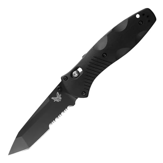 Benchmade - Barrage 583 Knife, Serrated Tanto, Coated Finish