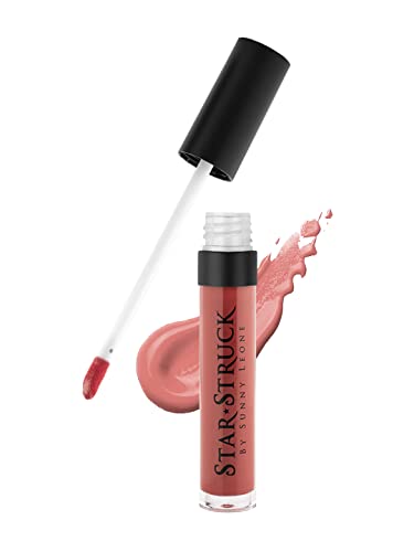 Image of STARSTRUCK BY SUNNY LEONE Glossy Liquid Lip Color, Nude Pink | Highly Pigmented, Hi-Shine & Non-Sticky Formula | Lip Gloss For Girls, Women | Baby Doll