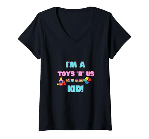 Mujer Soy un coleccionista de juguetes para niños R' Us Camiseta Cuello V