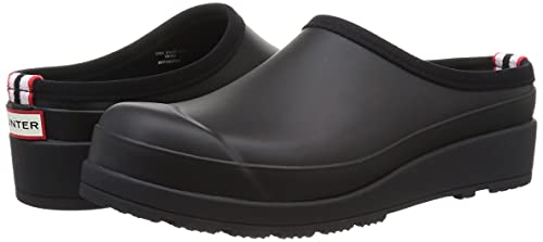 Hunter Original Play Clogs For Women Offers Soft Textile Lining, Closed-Toe Front, And Durable Rubber Construction Black 7 M #TOP6