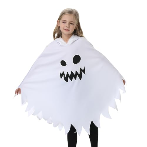 Disfraz infantil de fantasma con capa fosforescente miniatura 2