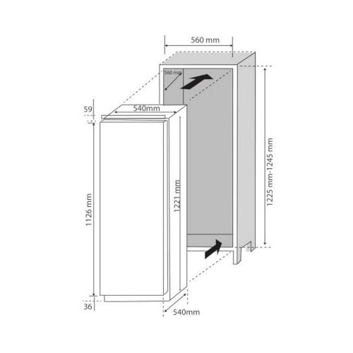 Candy CFBL2150NN - vue 5
