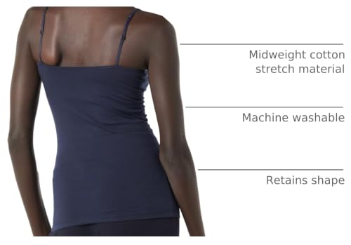Image of Amazon Essentials Women's Slim-Fit Camisole for Layering and Everyday Wear, Pack of 4