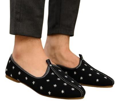 Mojaris Nagra Juti Casual Sandals Shoes Mocassin for Men Mojaris for Men-image-44