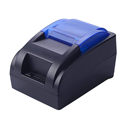 Image of DETECK DT40P Direct Thermal Flash Receipt Printer 58mm Paper Width, Manual Cutter, 70mm /s Printing Speed, USB-B Port (No Ink Required)