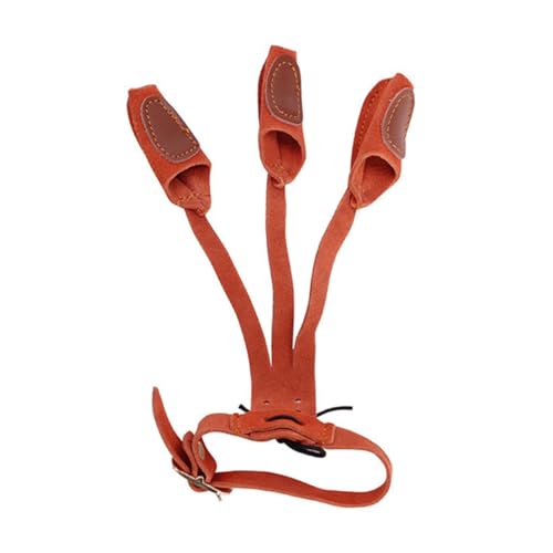 KESYOO Men Shooting Gloves Glove Wrist Straps Finger Protective Guard Protective Gear for Recurve