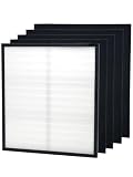 5 Pack 30940 Replacement Filter Compatible with Hunter Air Purifiers, fits 30058, 30210, 30214, 30215, 30216, 30225, 30244, 30245, 30255, 30260, 30398, 30400, 30401, 30402, 30525, 36260, 36395, 37225