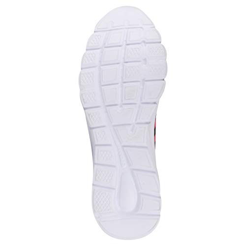 FAUSTO Men's Sports Lace Up Outdoor Running Shoes