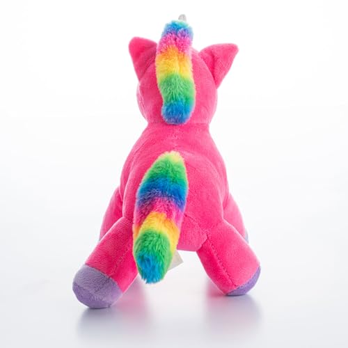 Image of Dimpy Stuff Unicorn Soft Toy - Unicorn 24cm (9 inch) - Huggably Soft Comfort Plush Nursery Decor All Ages