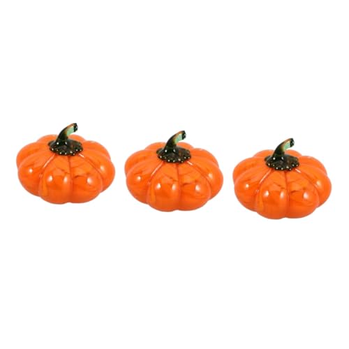 Décor de table citrouille d'Halloween : artisanat de citrouille en verre