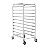 Krollen Industrial 10 Pan Aluminum Steam Table Pan Rack - Assembled