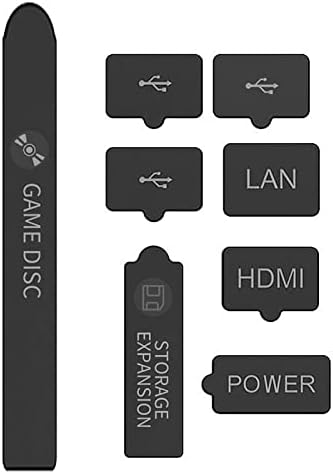 Dust Filter for Xbox Series X Console- 8 Silicone Dust Plugs, Anti-Dust Vent Cover Dustproof Case X-Series X Accessories