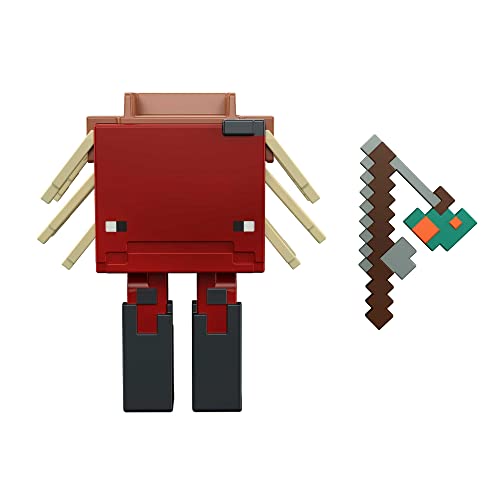 Mattel Minecraft Craft-A-Block Strider Figure, Authentic Pixelated Video-Game Characters, Action Toy To Create, Explore And Survive, Collectible Gift For Fans Age 6 Years And Older #TOP2