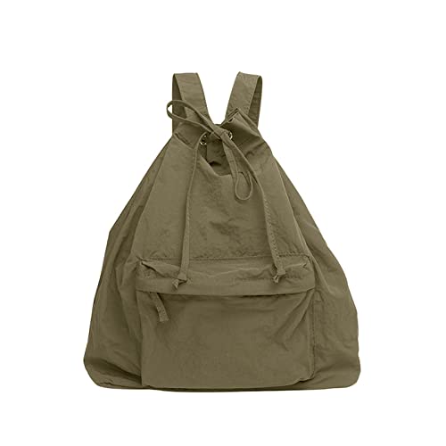 Sac à dos en nylon pour femme vert pour ne plus porter de sacs à main lourds et inconfortables