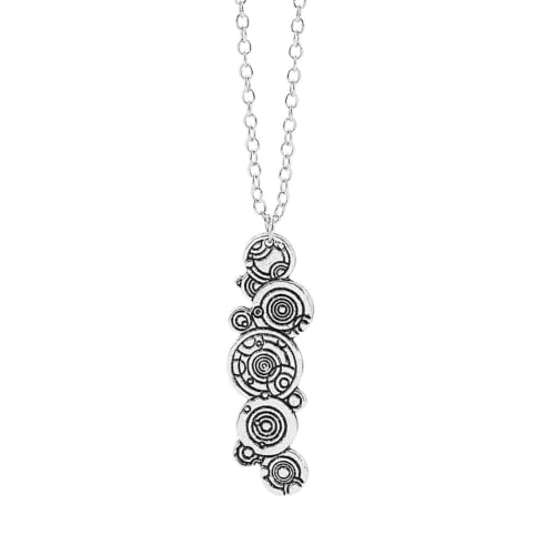 Pendentif pour hommes en acier look vintage, collier robuste et durable