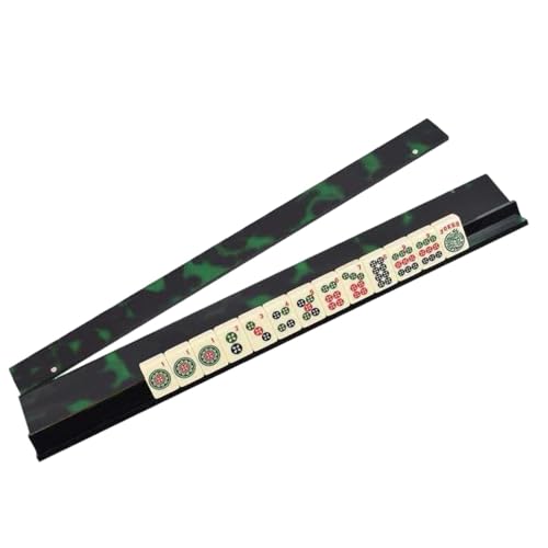 Racks de Mahjong en acrylique écaille de tortue avec poussoir intégré pour club