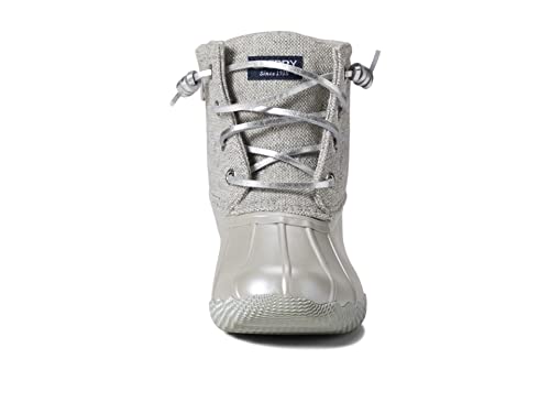 Sperry Kids Footwear Saltwater Boot Rain, Grey, 1 US Unisex Big Kid2