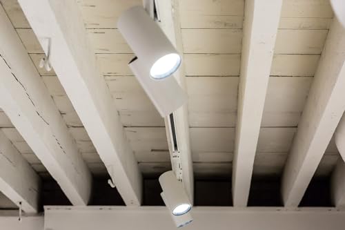 Foco LED de carril con alta reproducción cromática 90RA y luz cálida 6