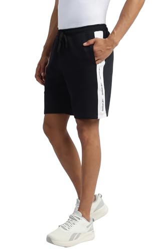 Image of Reebok Men's Cotton Blend Casual Shorts - Soft Comfortable Comfortable Shorts for Men Lounge Shorts for Men | Cotton Shorts Active Lifestyle