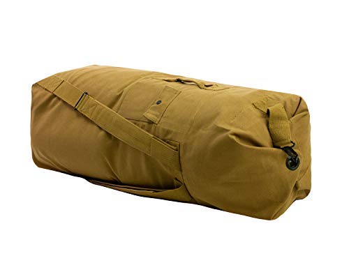 Image of Farm Blue 2 Strap Military Travel Duffle Bag, Coyote, XL, Military Backpack Duffel Bag