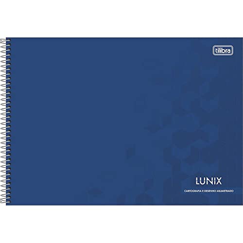 Caderno Cartografia C/D 60 Folhas Milimetrado Lunix Tilibra