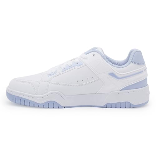 Image of Red Tape Women's Sneakers White Pu Round Lace-Up Lightweight Comfort