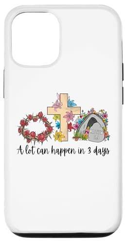 A Lot Can Happen in 3 Days Reto ���B���e�[�W �t���[���� �C�[�X�^�[�f�[ �X�}�z�P�[�X iPhone 12/12 Pro �p