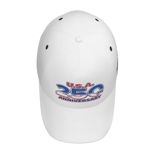 Image of USA Flag Baseball Cap American Patriotic Trucker Hat Father Dad Mother Mom Adjustable Sportswear Hat for Men Women Adults