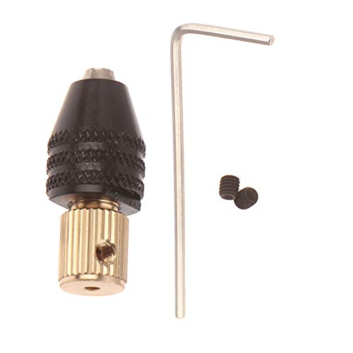 Drill Set bit Electric Motor Shaft Mini Drill Chuck Fixture Drill Bit Micro Drill Chuck Hex Drill Chuck Adapter Drill Collet Adapter(2)