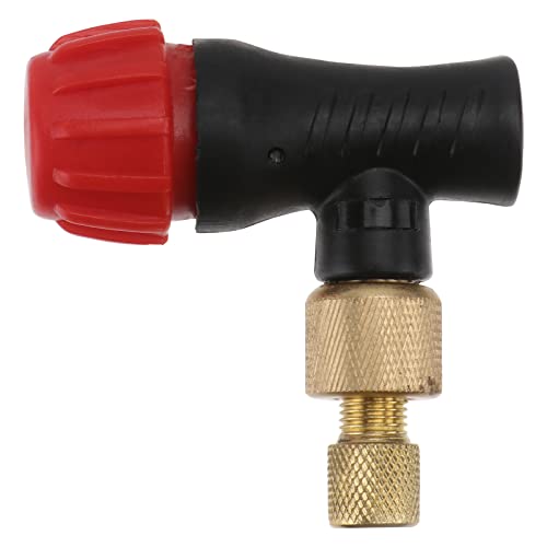 BESPORTBLE Inflator Head for Bike Pump Universal Lend Compatibility Portable Co2 Cylinder Accessory Aluminum Alloy Random Color