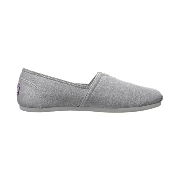 Skechers Women's Bobs Plush Express Yourself, Grey, 8.5 M US