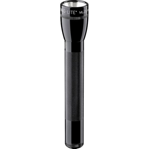 MagLite 3C-Cell Stablampe, 21,9 cm, 63 lm, schwarz ML25IT-3016 10 x 15 x 20 cm