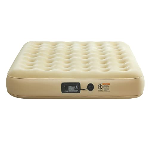 Image of Simpli Comfy Queen Replacement Air Mattress with Built-in Pump - Compatible with EZ Bed, Use Alone or with Frame, Fast Inflation, Portable and Easy Storage