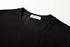KLIEGOU Men's T-Shirts - Premium Cotton Vertical Grain Texture Tees - 75% Cotton Micro-Stretch 190 GSM Crew Neck T Shirt, Black, 3XL #1