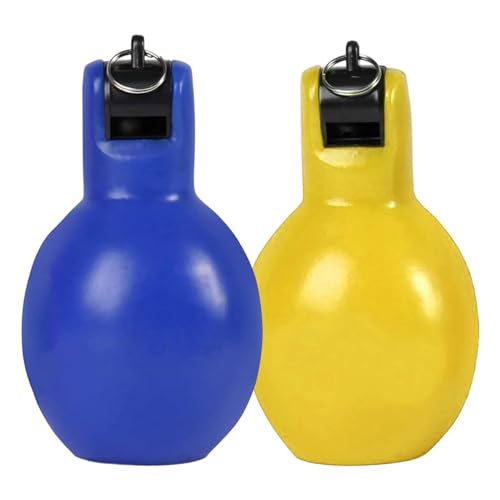 2 Silbatos manuales portátiles en PVC para entrenamiento miniatura 1