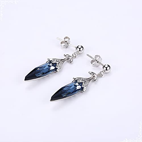 Boucles d'oreilles clous argent 925 et zircone cubique éclatant