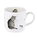 Royal Worcester MMLU5629-XSM Wrendale Cat and Mouse Mug, Multi-Color