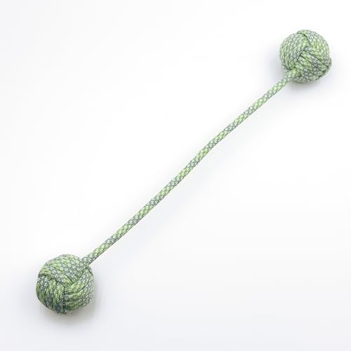 Fidget Beads Skill Toys, Fidget Toys, Parachute Cord and Steel Beads Handmade Fidget Beads, Beginners Worry Beads, Portable EDC Leisure Toys (Green)