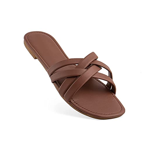 Image of Nowry Women Stylish Flats Fashion Sandal For Party & Wedding /Casual Flat Sandals For Women's & Girls